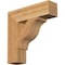 Ekena Millwork Funston Block Rough Sawn Bracket, Western Red Cedar, 4"W x 16"D x 16"H BKT04X16X16FST05RWR - alternate 1